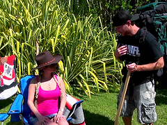 Beautiful blonde gives a great blowjob and then has hot sex.