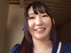 Japanese college chick moans while sucking a dick - Kurumi Tanigaw