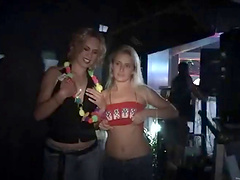 Enchanting amateur babes with nice ass getting wild at the outdoor party