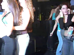 Captivating amateur diva dancing while displaying her nice ass in the party reality shoot