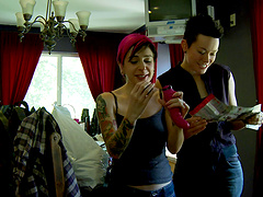 Horny chicks Joanna Angel and Jiz Lee pleasure each other with toys