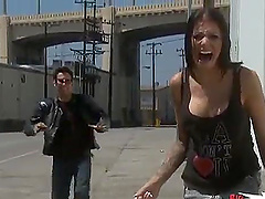 Closeup video of pierced clit chick Juelz Ventura getting fucked