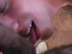 Homemade POV video with a naughty gay dude sucking a dick