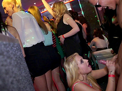 Reality porn video with naughty babes having fun at the club