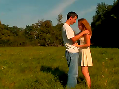 Rough Sex By The Sunset With Teen Couple