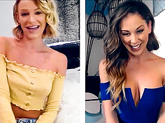 Compilation of videos with naughty Cherie Deville & Emma Hix