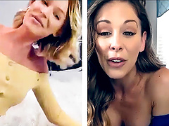 Compilation of videos with naughty Cherie Deville & Emma Hix