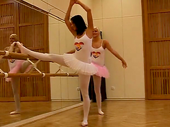 Two Naughty Ballet Dancers Go Down On Each Other