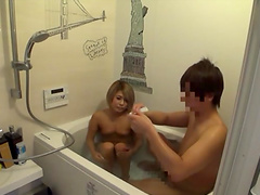 Asian amateur vide of Natsume Mari having kinky time in the bathtub