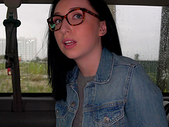 Hardcore fucking in the van with naughty stranger Scarlett. HD