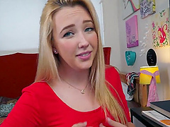 Samantha Rone moans during rough sex in a homemade video