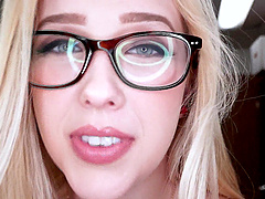 Close up HD POV video of blonde Samantha Rone being fucked