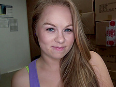 Close up homemade video of Madison Chandler with nice tits