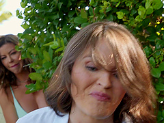 Outdoor fucking in the backyard with lovely Krissy Lynn - HD