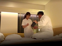 Rough dicking in missionary position with a Japanese chick