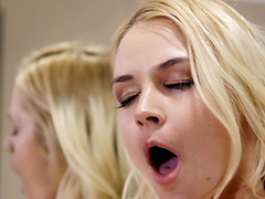 Blonde Sara Vandella enjoys while her cunt is being licked