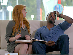 Penny Pax having fun while getting fucked by a black dude