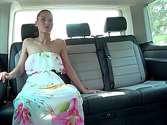 Sapphic sluts fingering in the back of a car - Wendy Moon & Martina
