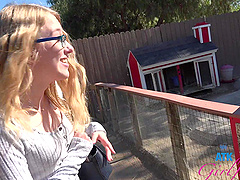 HD POV video of Kallie Taylor being nicely fingered by her BF