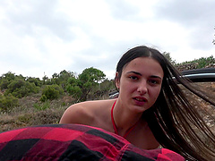 Video of amazing outdoors bisexual threesome with Rita Velasquez