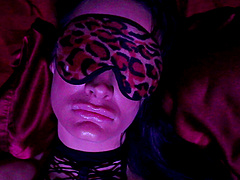 Foxy model Alektra Blue gets blindfolded and fucked balls deep