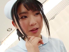 Lucky patient gets his dick pleasured by a foxy Japanese nurse