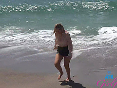 Video of River Lynn teasing and getting fucked by the sea. HD