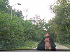Hardcore fucking in the car with cock hungry redhead Lavra Red