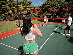 Watch Anais Amore in action in a sporty porn video