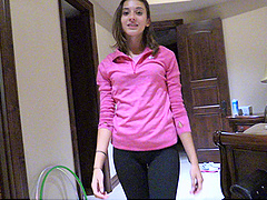 Roxanna teases with her ass in high heels