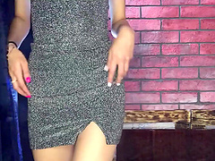 Hot latina beauty shows off her sexy moves on webcam