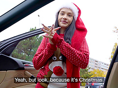 Hot tattooed girl gets a messy blowjob and missionary sex