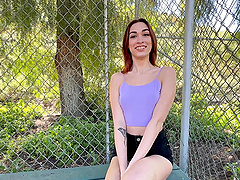 Alex Jett and Delilah Day’s hot pov scene ends with a facial.