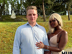 Charlie Dean and Lexi Luv have a hot and heavy scene in the great outdoors.