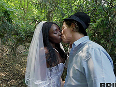 Beautiful black beauty Zaawaadi gives a great blowjob and rides like a cowgirl.