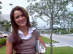 Heather Hurley is a brunette beauty who loves to ride big cocks.