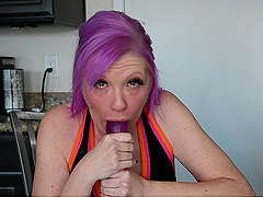 Mature beauty Bree's solo pleasure journey with toys.