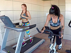 Natural tits bounce while being fucked in missionary position