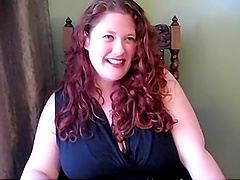 Beautiful woman with long hair gives a very hot handjob.