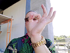 A guy tried to cheat on his gf with Cory Chase, but things went awry.