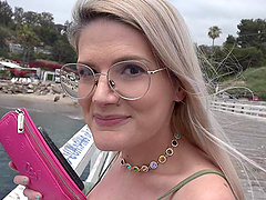 Riley Rose, the girl next door, in a steamy pov foot fetish scene