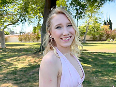 Donnie Rock is lucky to fuck hot teens Mckenna Lynn and her friend in cowgirl pose.