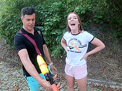 Brunette beauty Alexis Crystal rides a cock with incredible passion.