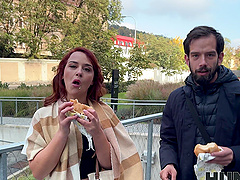 Redhead milf Norah Juliette gets her pussy railed hard