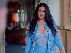 Penny Barber enjoys riding cock in cowgirl position