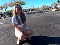 The guy made a present for the sexy girl Lexie Fux.