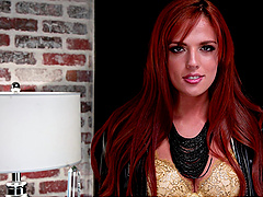 Two sexy babes, Madison and Scarlett Mae, have a steamy encounter in high heels.