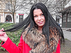 Sofia Like gets her shaved pussy railed doggystyle