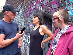 Hot mature Camilla Creampie fucks with young guys in an orgy scene.