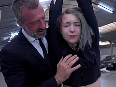 Emily Addams gets her natural tits fingered and fucked rough